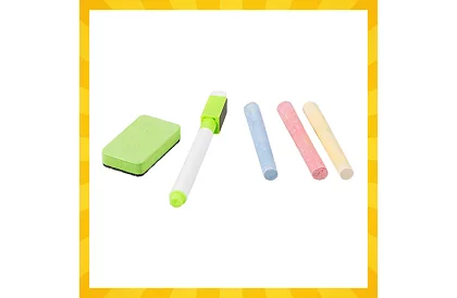 Tablica magnetyczna dwustronna - 108 sztuk akcesoriów