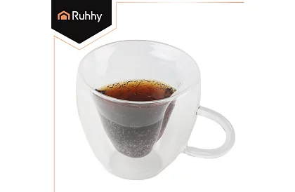 Kubek serce 240 ml - szkło termiczne