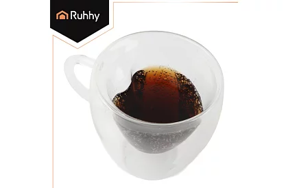 Kubek serce 240 ml - szkło termiczne