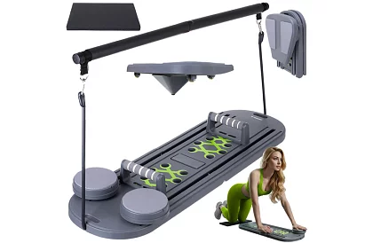 Deska wielofunkcyjna z uchwytami do ćwiczeń pilates i jogi