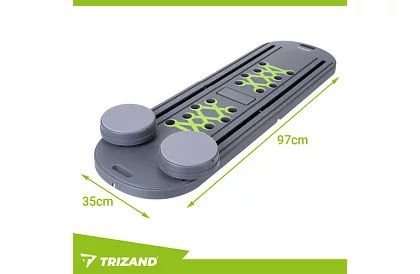 Deska wielofunkcyjna z uchwytami do ćwiczeń pilates i jogi