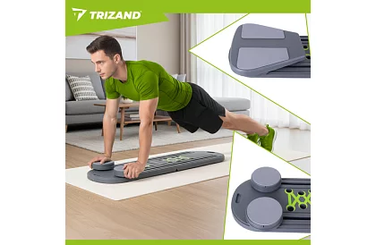 Deska wielofunkcyjna z uchwytami do ćwiczeń pilates i jogi