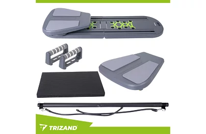 Deska wielofunkcyjna z uchwytami do ćwiczeń pilates i jogi