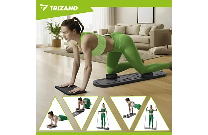 Deska wielofunkcyjna z uchwytami do ćwiczeń pilates i jogi