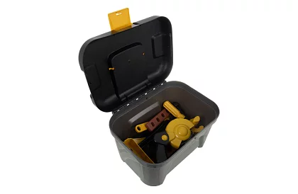 Warsztat dziecięcy 3w1, wózek z narzędziami - 59 elementów