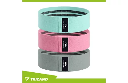 Zestaw gum oporowych - 3 poziomy oporu z planem treningowym