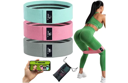 Zestaw gum oporowych - 3 poziomy oporu z planem treningowym