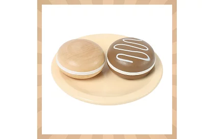 Zestaw herbaty drewniany - duży serwis herbaciany