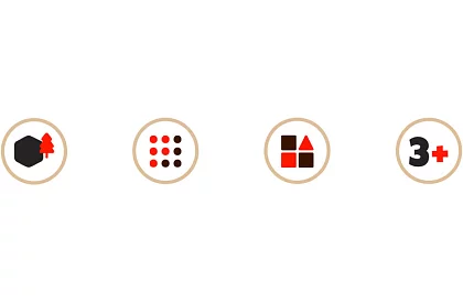 Zestaw herbaty drewniany - duży serwis herbaciany