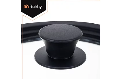 Uniwersalna pokrywka silikonowo-szklana 3 w 1 - średnica 28/30/32 cm