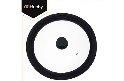 Uniwersalna pokrywka silikonowo-szklana 3 w 1 - średnica 28/30/32 cm