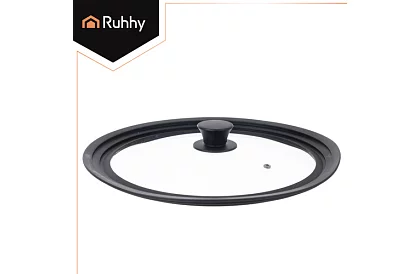 Uniwersalna pokrywka silikonowo-szklana 3 w 1 - średnica 28/30/32 cm