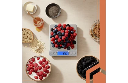 Dokładna waga LCD 0,1g - 2000g + 2 miski