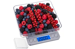 Dokładna waga LCD 0,1g - 2000g + 2 miski