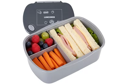 Szary pojemnik na lunch 800 ml – pojemnik na przekąski