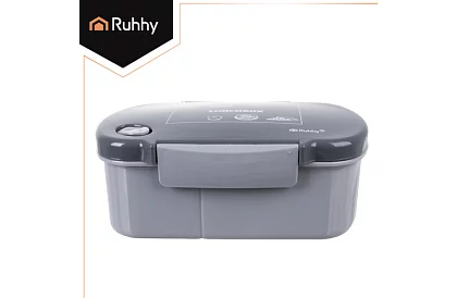 Szary pojemnik na lunch 800 ml – pojemnik na przekąski