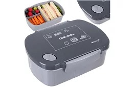 Szary pojemnik na lunch 800 ml – pojemnik na przekąski