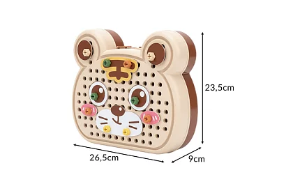 Zestaw konstrukcyjny 3D do wkręcania kosmos - 161 części w zestawie