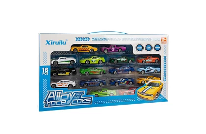 Zestaw metalowych samochodzików 1:64 – 16 sztuk