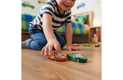 Zestaw metalowych samochodzików 1:64 – 16 sztuk