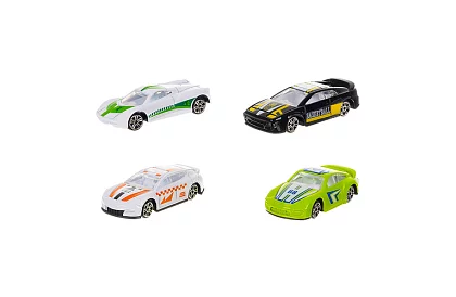 Zestaw metalowych samochodzików 1:64 – 16 sztuk