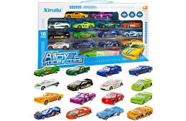 Zestaw metalowych samochodzików 1:64 – 16 sztuk