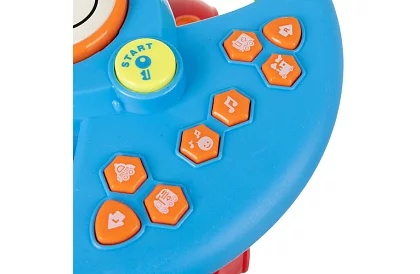 Interaktywny muzyczny volant z efektami LED – dla dzieci 3+