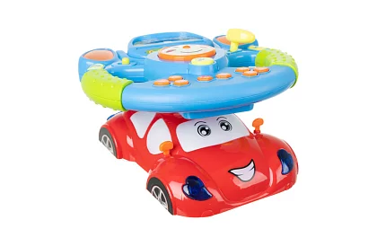 Interaktywny muzyczny volant z efektami LED – dla dzieci 3+