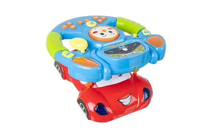 Interaktywny muzyczny volant z efektami LED – dla dzieci 3+