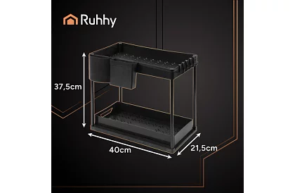 Organizator pod zlewem – czarny