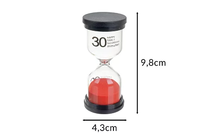 Zestaw klepsydr 6 sztuk - 1-30 minut