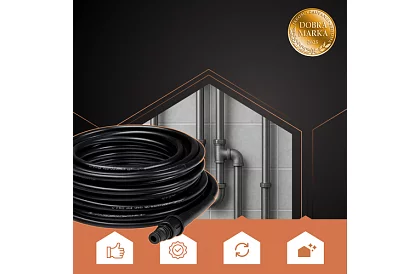 Wąż wysokociśnieniowy do czyszczenia rur i powierzchni – 20 metrów