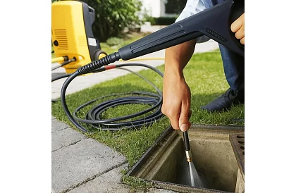 Wąż wysokociśnieniowy do czyszczenia rur i powierzchni – 20 metrów