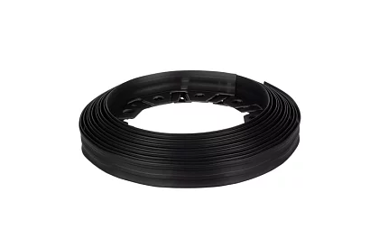 Niewidoczny krawężnik 4 cm x 10 m - Czarny brzeg ogrodowy + 20 kołków