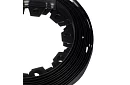 Niewidoczny krawężnik 4 cm x 10 m - Czarny brzeg ogrodowy + 20 kołków
