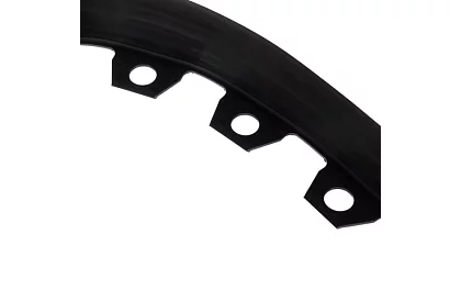 Niewidoczny krawężnik 6 cm x 10 m - Czarny brzeg ogrodowy + 20 kołków