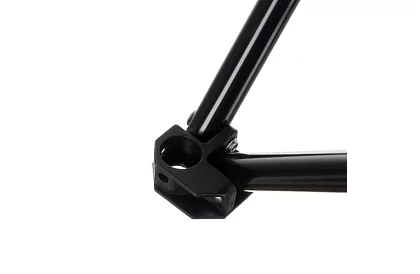 Zestaw kempingowy, czarny - stół wędkarski + dwa krzesła