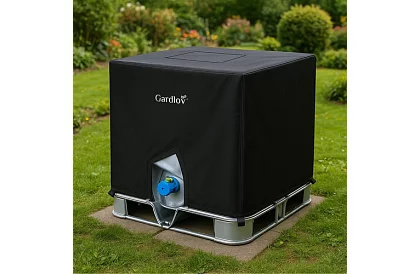 Obudowa na zbiornik IBC na wodę 1000 litrów - pokrywa przeciwko glonom