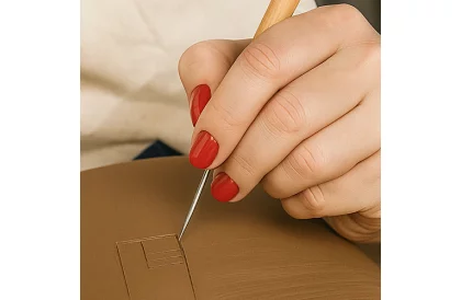 Zestaw narzędzi do rzeźbienia i modelowania – 40 sztuk w etui