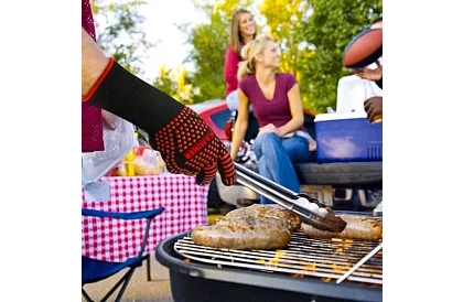 Rękawice grillowe odporne na ciepło