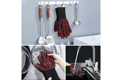 Rękawice grillowe odporne na ciepło