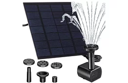 Fontanna solarna do stawu – ogrodowa pompa filtrująca