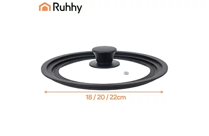 Silikonowa pokrywka 3 w 1 18/20/22 cm Ruhhy 25563