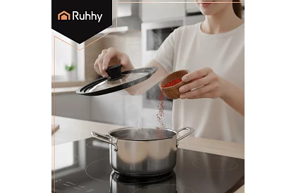 Silikonowa pokrywka 3 w 1 18/20/22 cm Ruhhy 25563