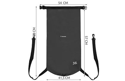Wodoodporny worek 30 litrów – czarny Dry Bag