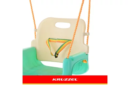 Huśtawka dziecięca kolorowa 3 w 1 - do 30 kg