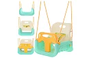 Huśtawka dziecięca kolorowa 3 w 1 - do 30 kg