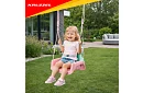 Huśtawka dziecięca kolorowa 3 w 1 - do 30 kg - różowo-zielona