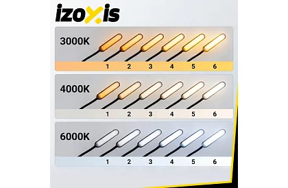 LED stojąca lampka ściemniana 180 cm – czarna z pilotem