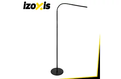 LED stojąca lampka ściemniana 180 cm – czarna z pilotem